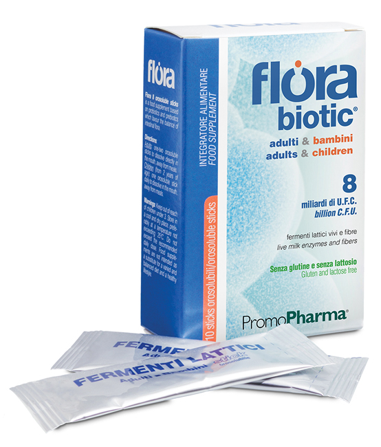 FLORA 8 10 STICK OROSOLUBILI ADULTI E BAMBINI - Farmacia Dott. Pasquale Russo