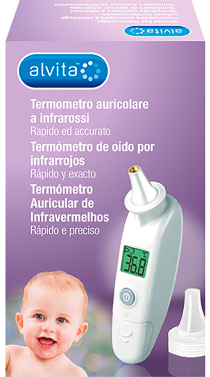 ALVITA TERMOMETRO AURICOLARE A INFRAROSSI - Farmacia Dott. Pasquale Russo