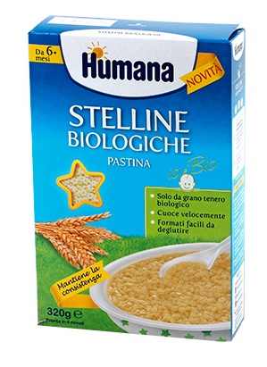 HUMANA STELLINE PASTINA BIOLOGICA 320 G - Farmacia Dott. Pasquale Russo