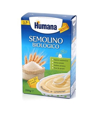 HUMANA SEMOLINO BIOLOGICO 230 G - Farmacia Dott. Pasquale Russo