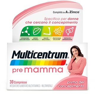 MULTICENTRUM PRE MAMMA 30 COMPRESSE - Farmacia Dott. Pasquale Russo