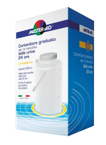 CONTENITORE RACCOLTA URINA MASTER-AID 24 H 2500 ML - Farmacia Dott. Pasquale Russo
