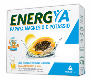 ENERGYA PAPAYA MAGNESIO POTASSIO 14 BUSTINE - Farmacia Dott. Pasquale Russo
