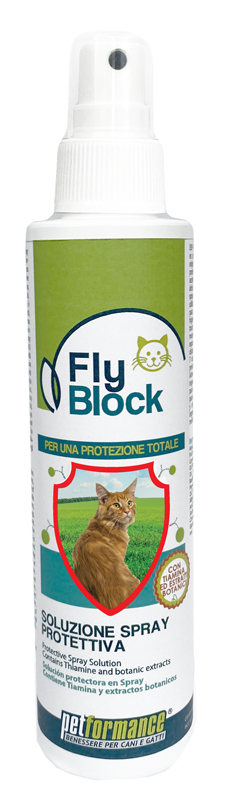 PETFORMANCE FLYBLOCK SPRAY GATTO 150 ML - Farmacia Dott. Pasquale Russo