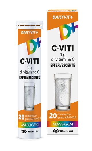 MASSIGEN VITAMINA C 1G EFFERVESCENTE 20 COMPRESSE - Farmacia Dott. Pasquale Russo