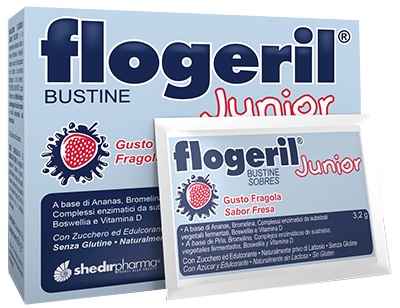 FLOGERIL JUNIOR FRAGOLA 20 BUSTINE - Farmacia Dott. Pasquale Russo
