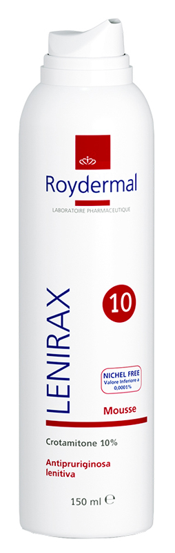 LENIRAX 10 MOUSSE DERMATOLOGICA CROTAMITONE 10% 150 ML - Farmacia Dott. Pasquale Russo