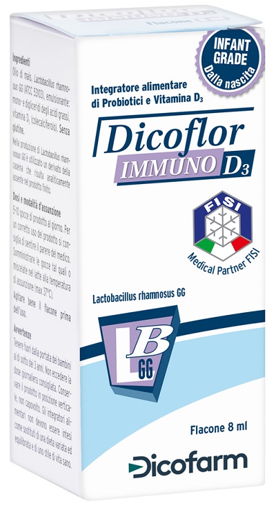 DICOFLOR IMMUNO D3 8 ML FLACONE - Farmacia Dott. Pasquale Russo