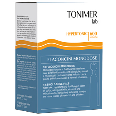 TONIMER LAB HYPERTONIC 18 FLACONCINI MONODOSE - Farmacia Dott. Pasquale Russo