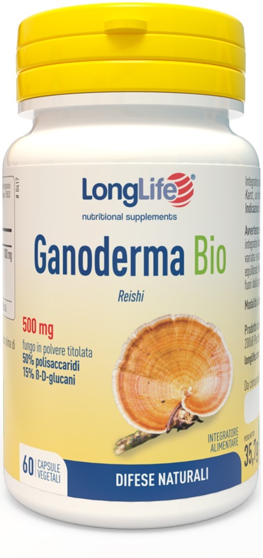 LONGLIFE GANODERMA BIO 60 CAPSULE - Farmacia Dott. Pasquale Russo
