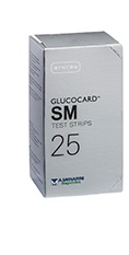 TEST STRIPS PER MISURAZIONE GLICEMIA GLUCOCARD SM 25 PEZZI - Farmacia Dott. Pasquale Russo