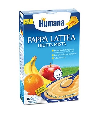 HUMANA PAPPA FRUTTA MISTA 230 G - Farmacia Dott. Pasquale Russo
