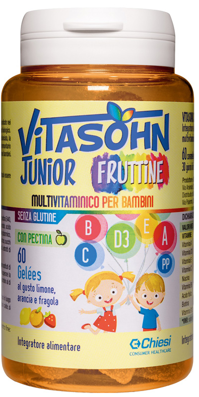 VITASOHN JUNIOR FRUTTINE 60 CARAMELLE - Farmacia Dott. Pasquale Russo