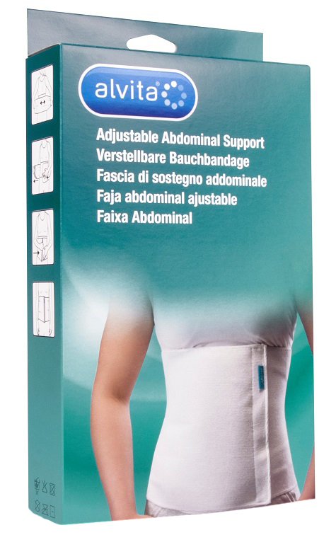 ALVITA FASCIA ADDOMINALE MISURA 2 CIRCONFERENZA 95-100 CM - Farmacia Dott. Pasquale Russo