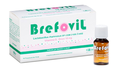 BREFOVIL 10 FLACONCINI MONODOSE DA 10 ML GUSTO LAMPONE - Farmacia Dott. Pasquale Russo