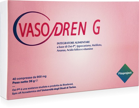 VASODREN G 40 COMPRESSE DA 900 MG - Farmacia Dott. Pasquale Russo