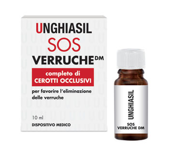 DISPOSITIVO MEDICO PER VERRUCHE IN FLACONE CON PENNELLINO 10 ML + 9 CEROTTI COPRIVERRUCA - Farmacia Dott. Pasquale Russo