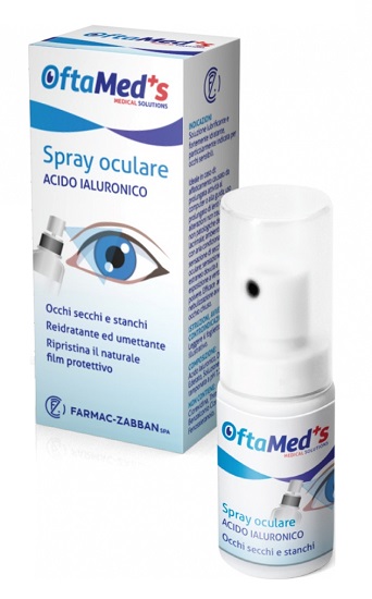 OFTAMED'S SPRAY CULARE OCCHI SECCHI E STANCHI ACIDO IALURONICO 10 ML - Farmacia Dott. Pasquale Russo