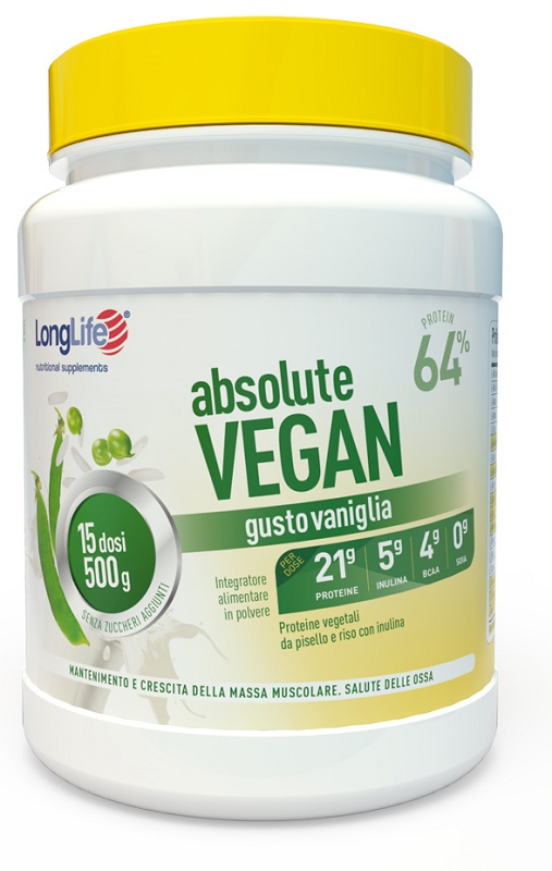 LONGLIFE ABSOLUTE VEGAN 500 G - Farmacia Dott. Pasquale Russo