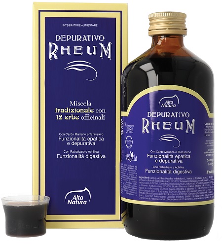DEPURATIVO RHEUM MISCELA ERBE OFFICINALI 250 ML - Farmacia Dott. Pasquale Russo
