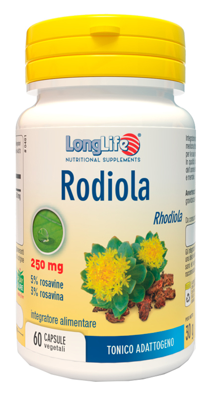 LONGLIFE RODIOLA 60 CAPSULE VEGETALI - Farmacia Dott. Pasquale Russo