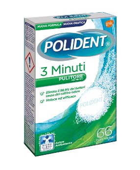 POLIDENT 3 MINUTI 66 COMPRESSE - Farmacia Dott. Pasquale Russo