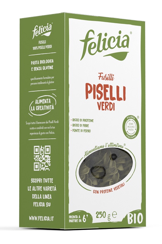 FELICIA BIO FUSILLI PISELLI VERDI 250 G - Farmacia Dott. Pasquale Russo