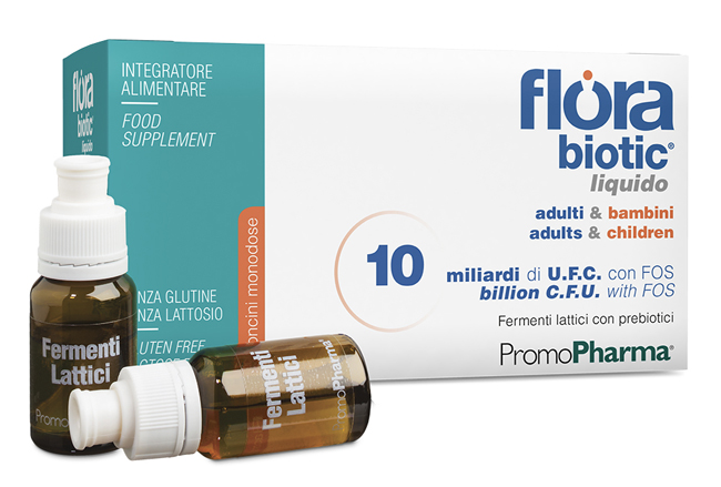 FLORA LIQUIDO ADULTI & BAMBINI 10 FLACONCINI X 10 ML - Farmacia Dott. Pasquale Russo