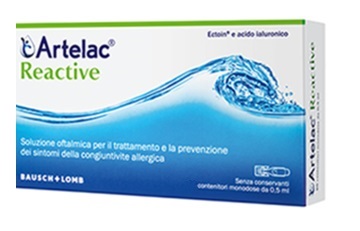 ARTELAC REACTIVE SOLUZIONE OFTALMICA MONODOSE 20 UNITA' DA 0,5 ML - Farmacia Dott. Pasquale Russo