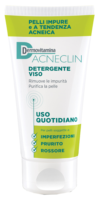 DERMOVITAMINA ACNECLIN DETERGENTE VISO USO QUOTIDIANO 200 ML - Farmacia Dott. Pasquale Russo