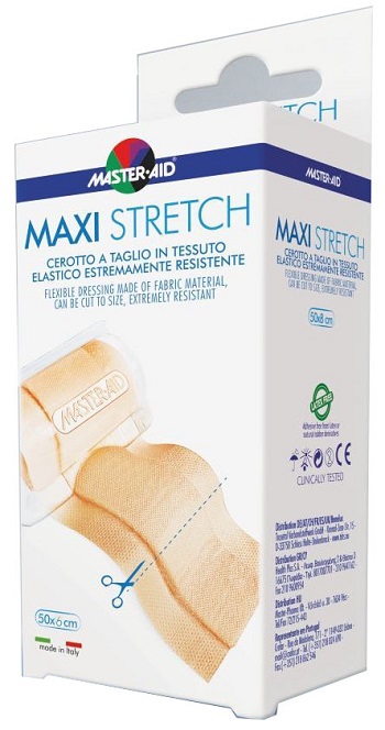 MASTER-AID STRETCH CEROTTO A TAGLIO IN TESSUTO ELASTICO RESISTENTE 50 X 6 CM - Farmacia Dott. Pasquale Russo