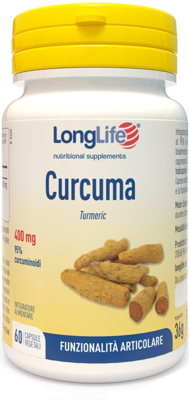 LONGLIFE CURCUMA 60 CAPSULE VEGETALI - Farmacia Dott. Pasquale Russo