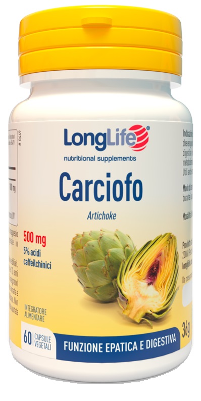 LONGLIFE CARCIOFO 60 CAPSULE VEGETALI - Farmacia Dott. Pasquale Russo