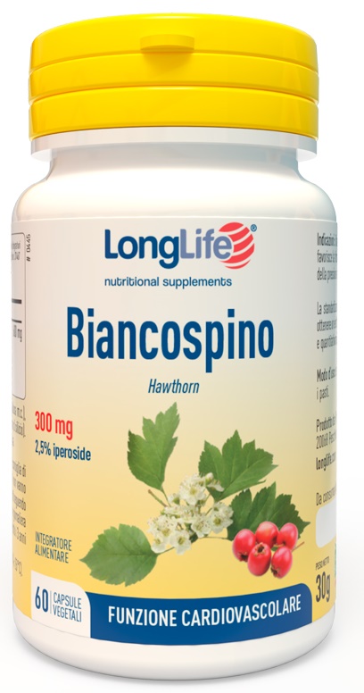 LONGLIFE BIANCOSPINO 60 CAPSULE VEGETALI - Farmacia Dott. Pasquale Russo