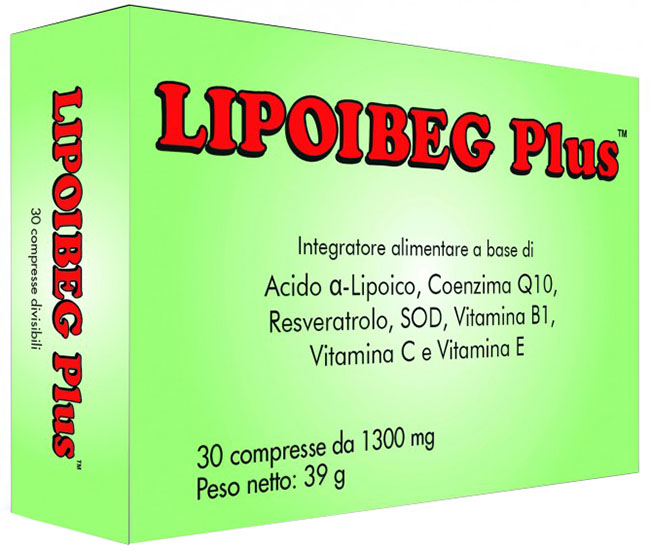 LIPOIBEG PLUS 30 COMPRESSE DA 1300 MG - Farmacia Dott. Pasquale Russo