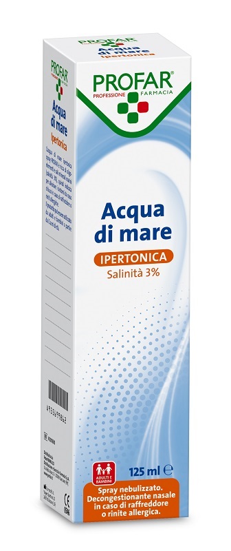 ACQUA DI MARE SPRAY IPERTONICA 3% PROFAR 125 ML - Farmacia Dott. Pasquale Russo