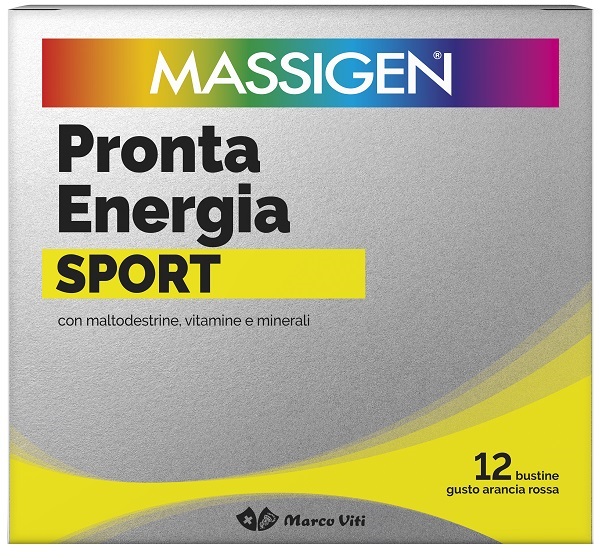 MASSIGEN SPORT PRONTA ENERGIA 12 BUSTINE - Farmacia Dott. Pasquale Russo