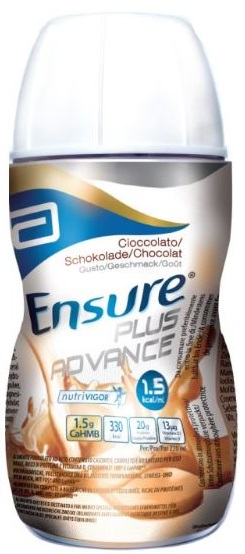 ENSURE PLUS ADVANCE CIOCCOLATO 4 BOTTIGLIE DA 220 ML - Farmacia Dott. Pasquale Russo
