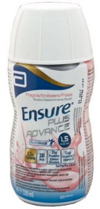 ENSURE PLUS ADVANCE FRAGOLA 4 BOTTIGLIE DA 220 ML - Farmacia Dott. Pasquale Russo
