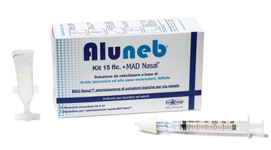 ALUNEB KIT SOLUZIONE ISOTONICA 15 FLACONCINI DA 4 ML + MAD NASAL ATOMIZZATORE - Farmacia Dott. Pasquale Russo