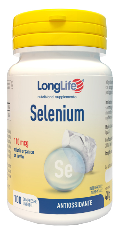LONGLIFE SELENIUM 100 COMPRESSE DIVISIBILI - Farmacia Dott. Pasquale Russo