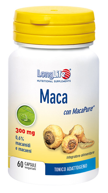 LONGLIFE MACA 60 CAPSULE VEGETALI DA 550 MG - Farmacia Dott. Pasquale Russo