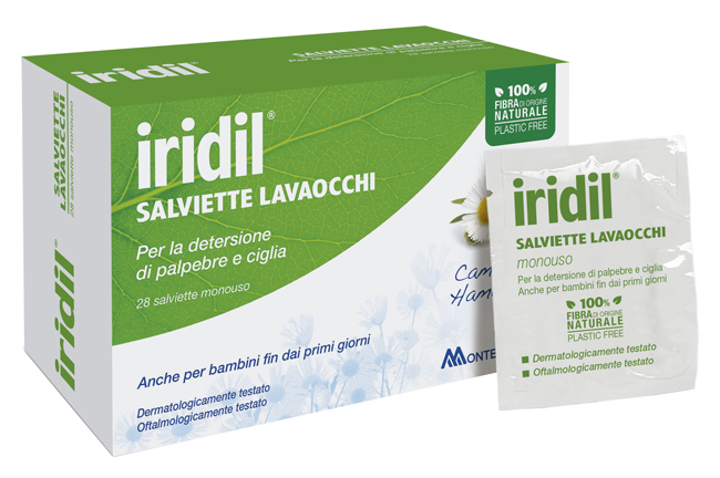 IRIDIL SALVIETTINE LAVAOCCHI 28 PEZZI - Farmacia Dott. Pasquale Russo