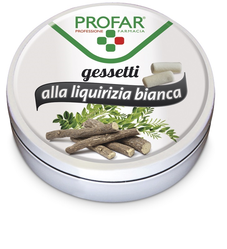 PROFAR GESSETTI LIQUIRIZIA BIANCHI 40 G - Farmacia Dott. Pasquale Russo