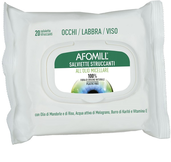 AFOMILL SALVIETTINE STRUCCANTI OLIO MICELLARE - Farmacia Dott. Pasquale Russo