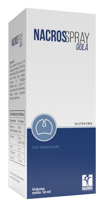 NACROS SPRAY GOLA 14 ML - Farmacia Dott. Pasquale Russo