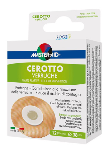 CEROTTO VERRUCHE MASTER-AID FOOTCARE 38 MM 12 PEZZI E3 - Farmacia Dott. Pasquale Russo