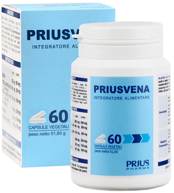 PRIUSVENA 60 CAPSULE - Farmacia Dott. Pasquale Russo