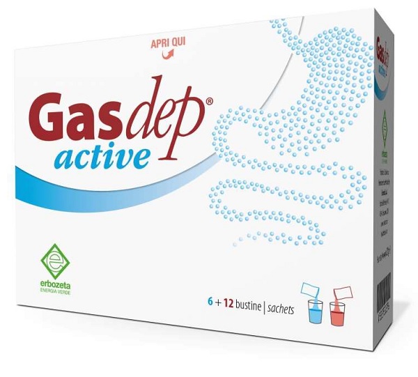 GASDEP ACTIVE 6+12 BUSTINE - Farmacia Dott. Pasquale Russo