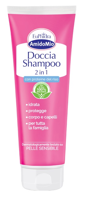 EUPHIDRA AMIDOMIO DOCCIA SHAMPOO 2 IN 1 250 ML - Farmacia Dott. Pasquale Russo